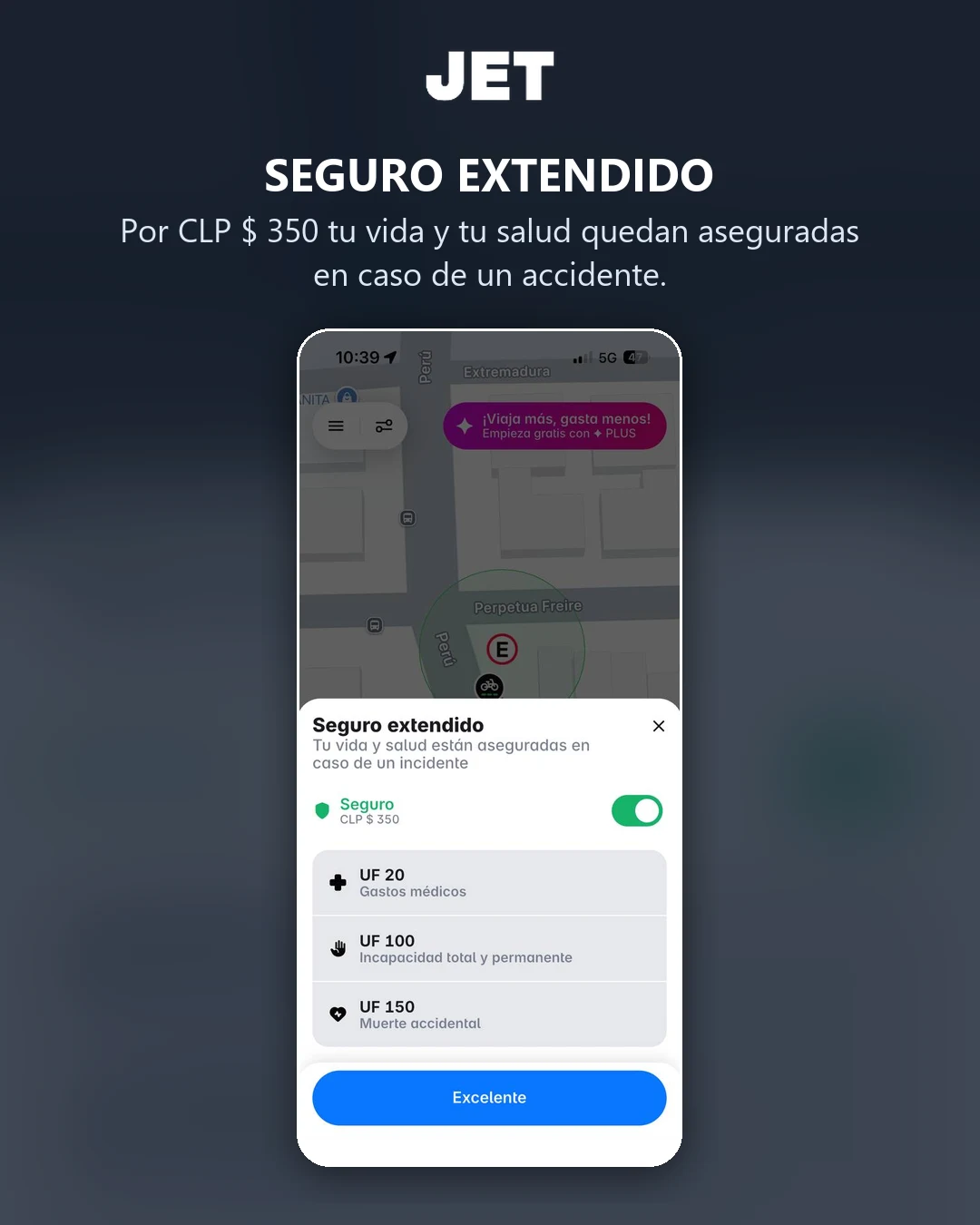 Seguro extendido: tu vida y tu salud aseguradas por CLP 350